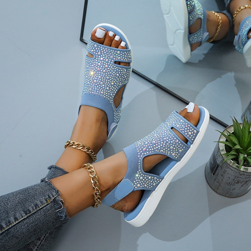 Reanna - Glittriga Sandaler för Damer