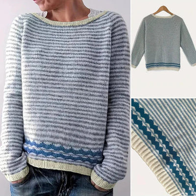 Malyn - randig tröja för kvinnor