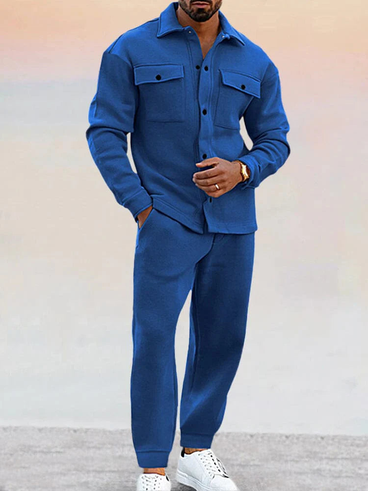 Snygg herrkostym i två delar – bekväm och sportig