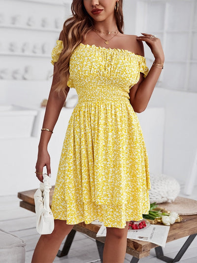 Niam - Kvinna off Shoulder Sommarklänning
