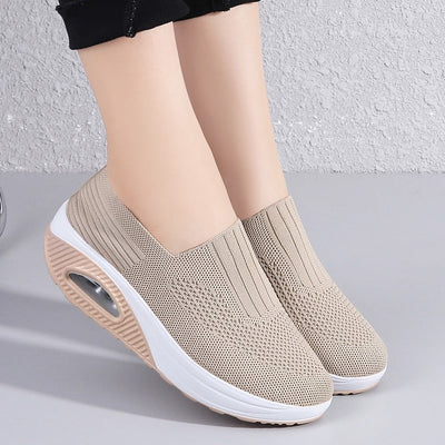 Annvy - Lätta Slip-On Promenadskor med Luftkuddesula