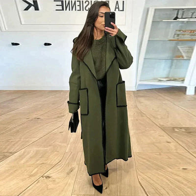 Esmeralda - mysig lång trenchcoat för kvinnor