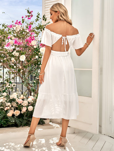 Ellen - Kvinnor off Shoulder Sommarklänning