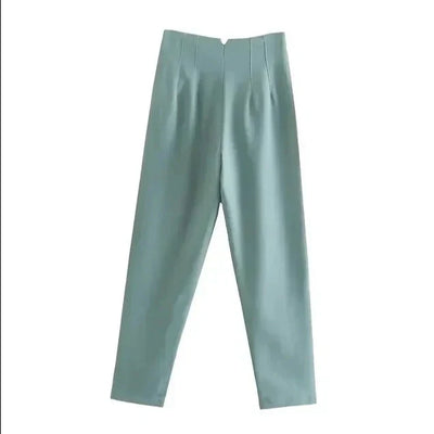 Casual formella byxor med hög midja