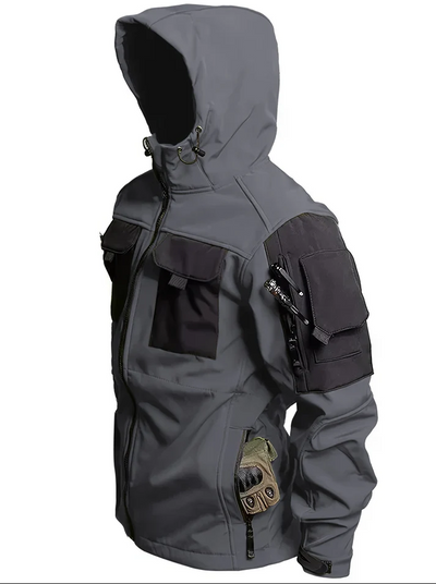 Jackor i taktisk design med huva för aktiva män