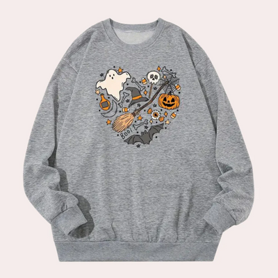 Emese – halloween sweatshirt med chica vibbar motiv för kvinnor