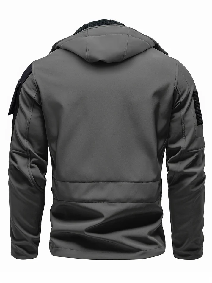 Jackor i taktisk design med huva för aktiva män