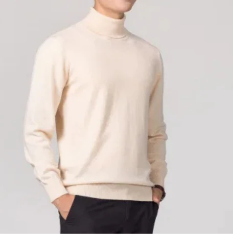 Tiefmes | elegant turtleneck-jumper herr | klassisk stickad jumper