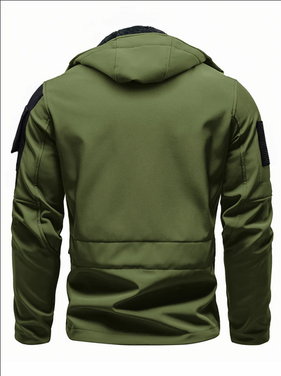 Jackor i taktisk design med huva för aktiva män