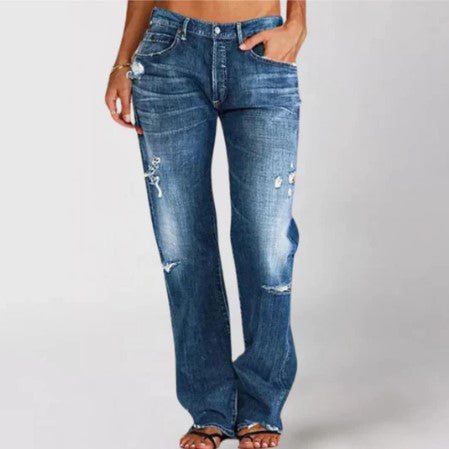 Brooklyn lösa denimjeans för kvinnor