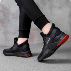 Ashton | van mesh sneakers med tallrik