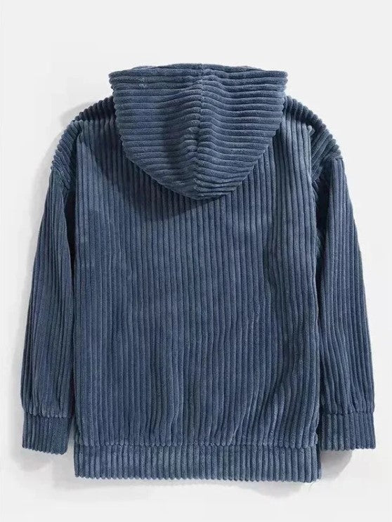 Jare - högkvalitativ manchesterjacka med huva för herrar