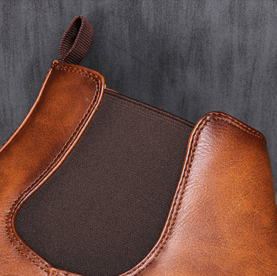 Fina läderskor i stilren design för herrar