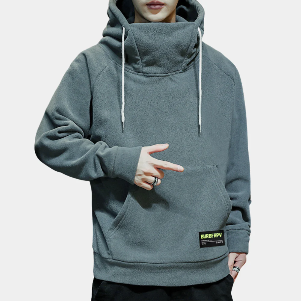 Warmer, stor hoodie för män