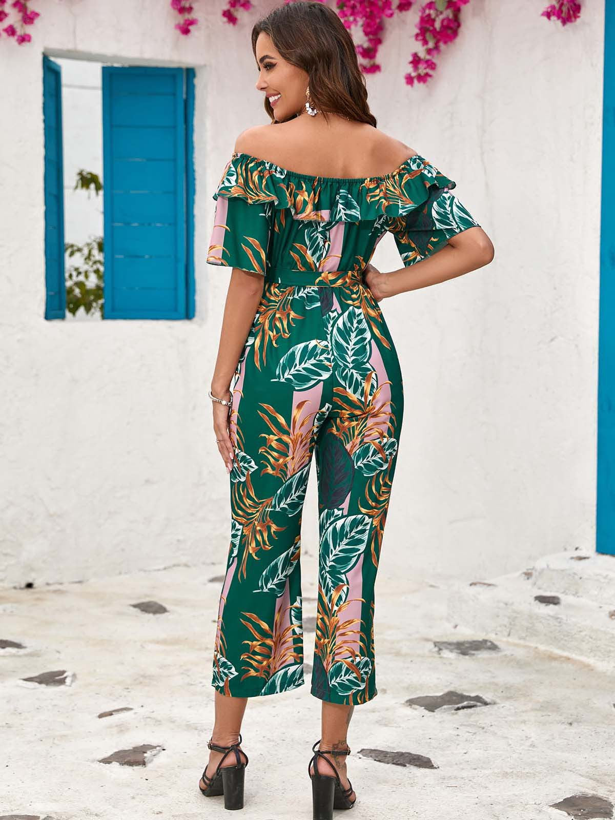 Nell - Kvinnor off Shoulder Jumpsuit