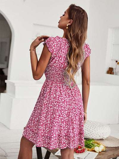 Niam - Kvinna off Shoulder Sommarklänning