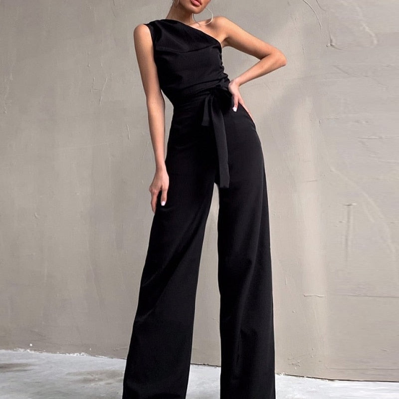 Fay - Jumpsuit med en Axel för Kvinnor