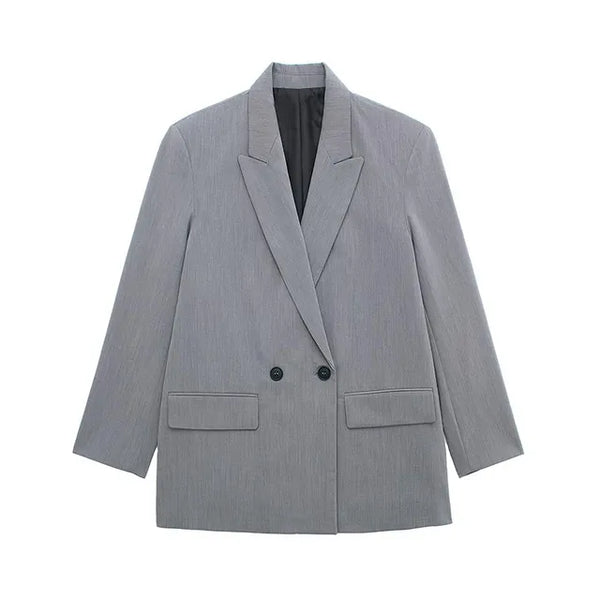 Amiah - elegant blazer med långa ärmar och strukturerad design