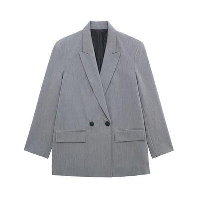 Amiah - elegant blazer med långa ärmar och strukturerad design