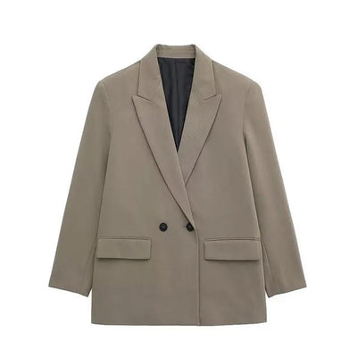 Amiah - elegant blazer med långa ärmar och strukturerad design