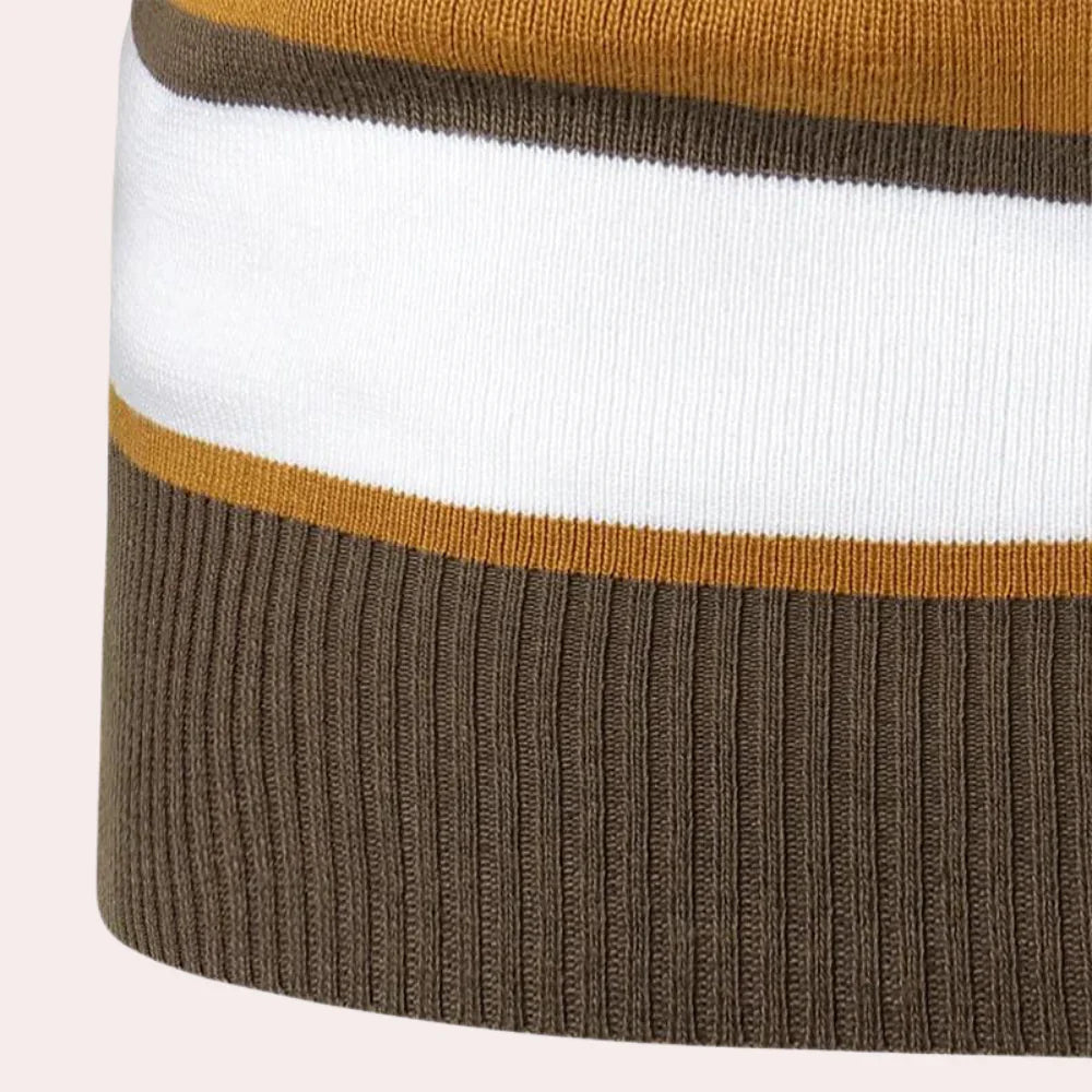 Meliko - casual randig tröja för män