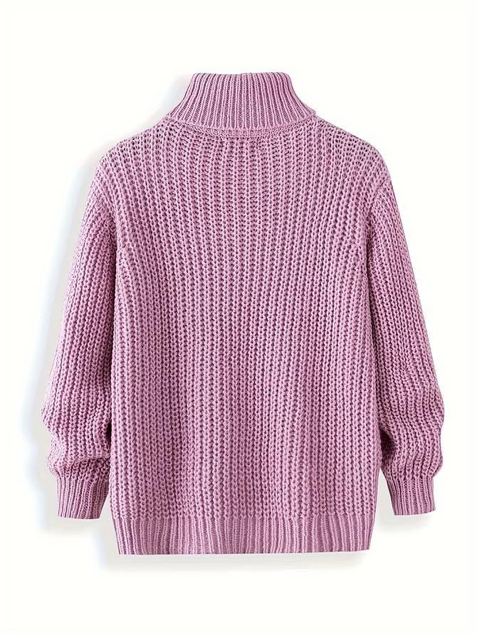 Varm tröja med polokrage
