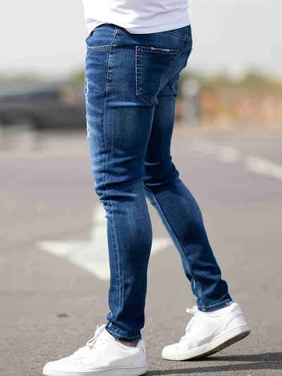 Bennett slitna jeans för män