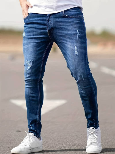 Bennett slitna jeans för män