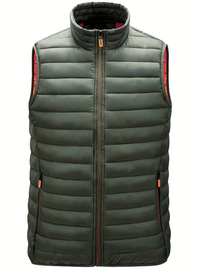 Bodywarmer med hög krage