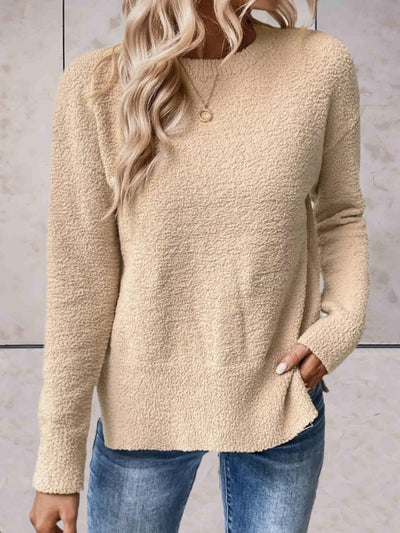 Madison - Damens Teddy Crew Neck-tröja