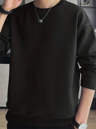 Jumper med rund halsringning