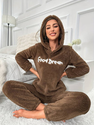 Juliana - Bekväm Brun Kvinnor Kostym Set