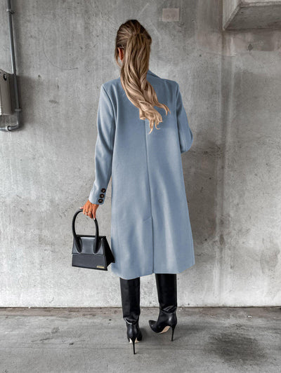 Vinterkappa för kvinnor med lapels - värme med en fashionabel touch