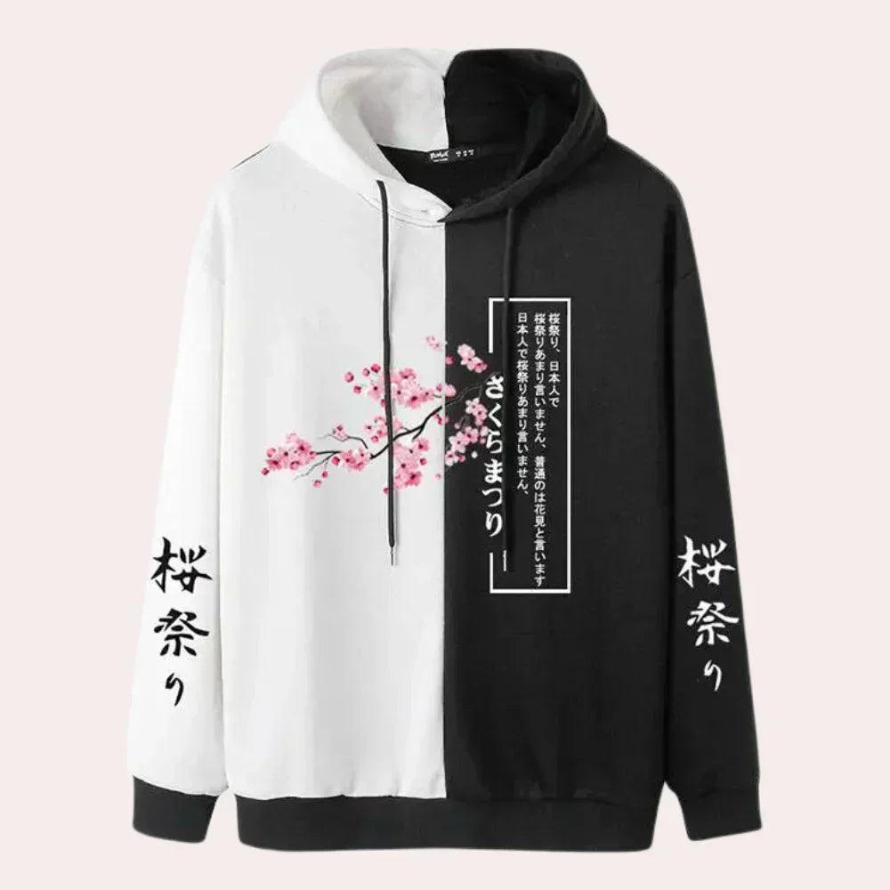 Bradley -casual tryckt hoodie för män