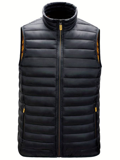 Bodywarmer med hög krage