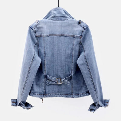 Tvättad jeansjacka för dam – aerin