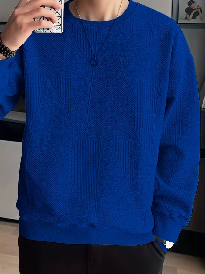 Jumper med rund halsringning