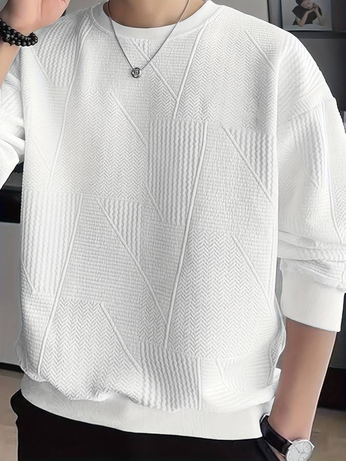 Jumper med rund halsringning