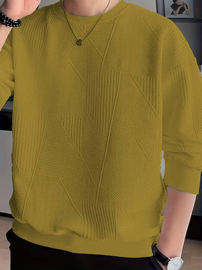 Jumper med rund halsringning