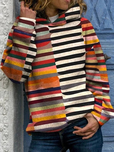 Eva janssen – flerfärgad hoodie