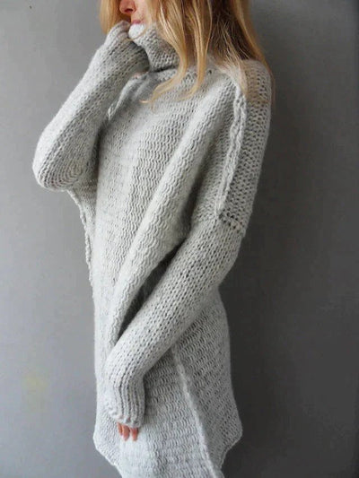 Lyxig turtleneck-tröja – sevyn