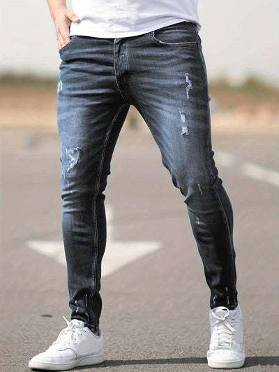 Bennett slitna jeans för män