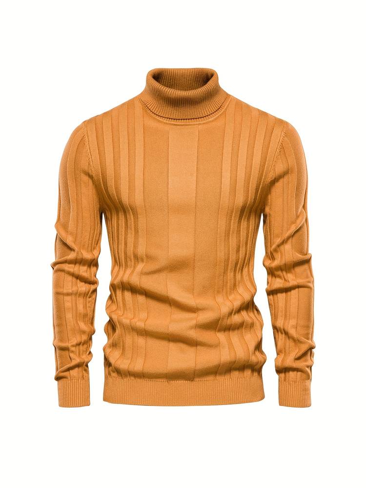 Jumper med strukturerad polokrage
