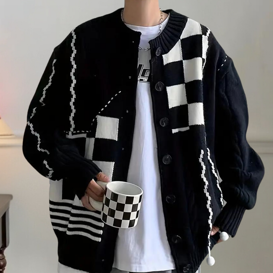 Keion – randig kofta för män