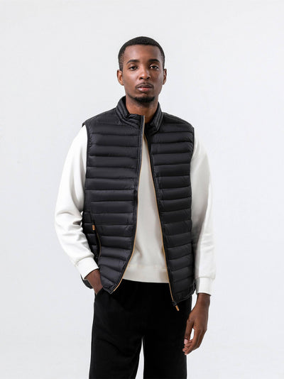 Bodywarmer med hög krage