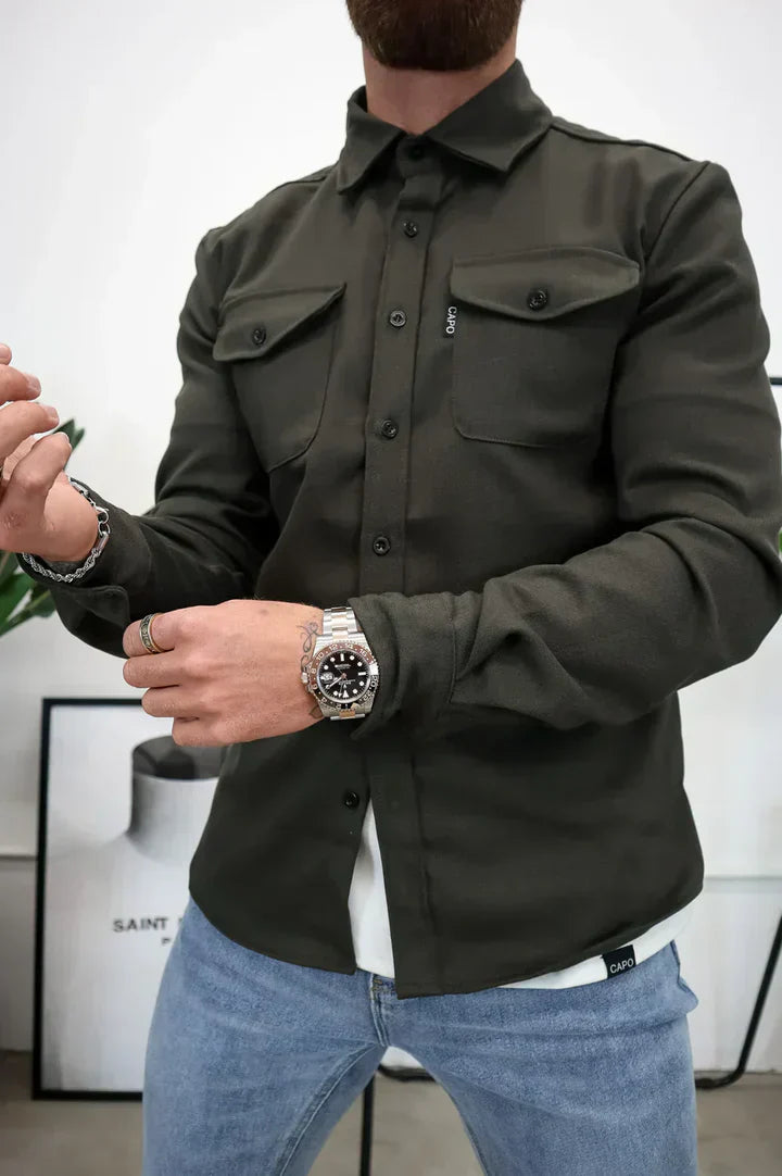 Fraser – högkvalitativ fritidsskjorta i bomull