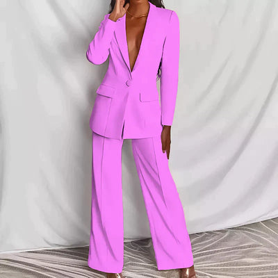 Mahnolia - Kvinnor Blazer & Byx Set