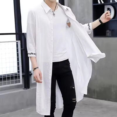 Gunnar – överdimensionerad trenchcoat i bomullsblandning