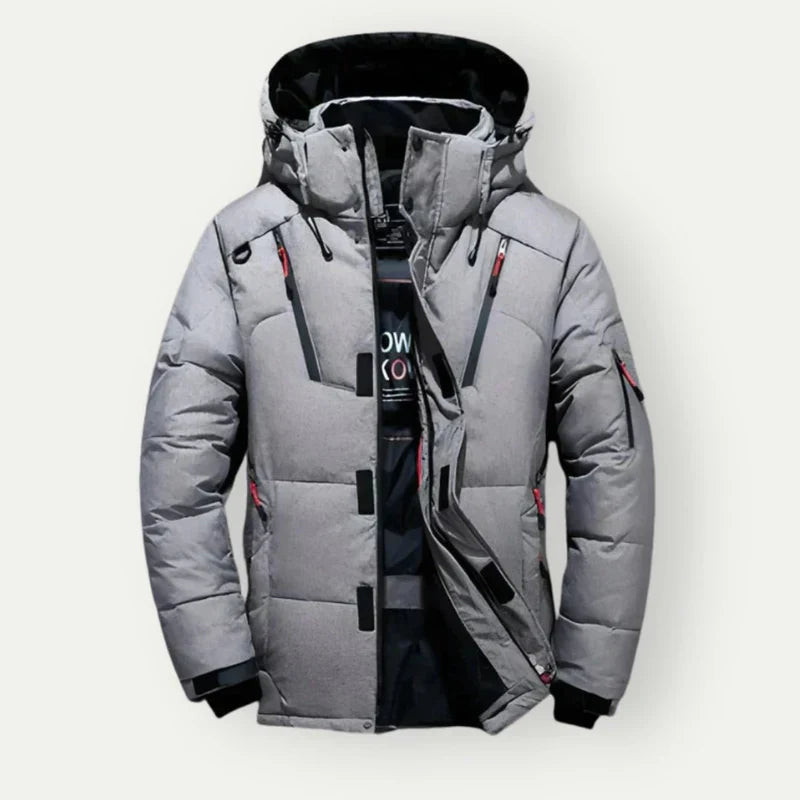 Jakob – varm quiltad jacka med huva