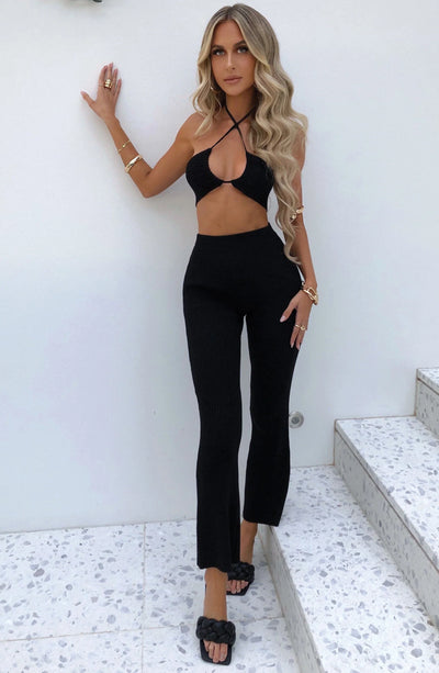 Mica - Stiligt Kvinnor Ribbad Set